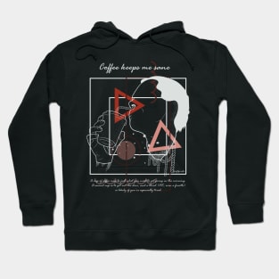 Coffee keeps me sane version 4 Hoodie